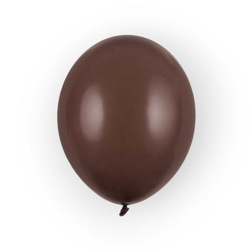 Picture of LATEX BALLOONS SOLID BROWN 12 INCH